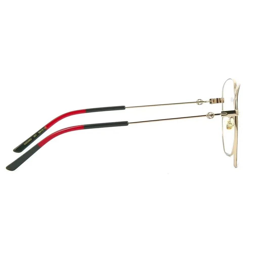 Gucci GG0396O Eyeglasses Gold Advertising Metal Round